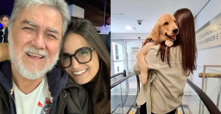 Mari Palma posta foto de seu pai com sua cachorra - Reprodução/Instagram