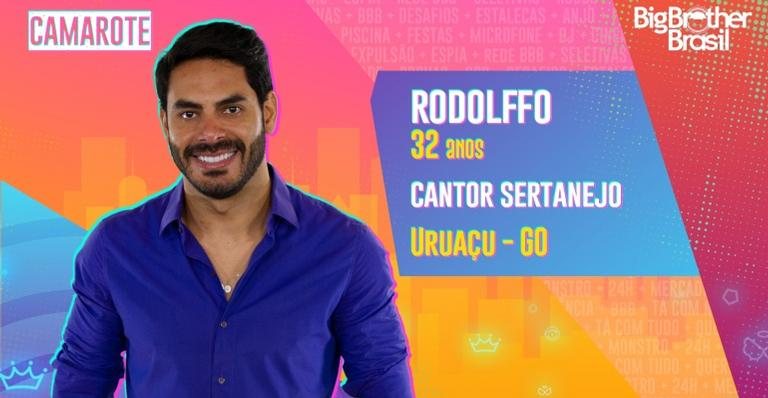 BBB21 - Cantor Rodolffo é confirmado no grupo Camarote - Foto: Divulgação/TV Globo