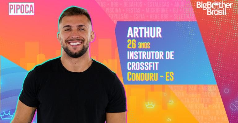 BBB21: Conheça Arthur, o primeiro integrante do grupo Pipoca - Divulgação/TV Globo