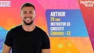 BBB21: Conheça Arthur, o primeiro integrante do grupo Pipoca - Divulgação/TV Globo