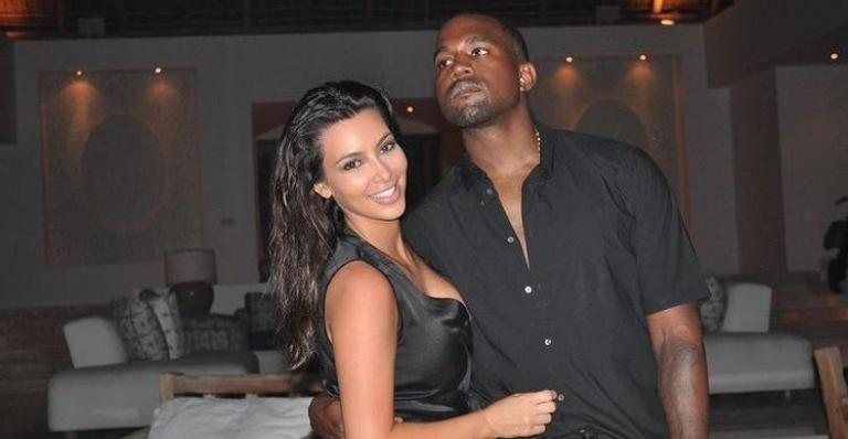 Kim Kardashian e Kanye West durante as gravações do programa em 2014 - Foto/Instagram