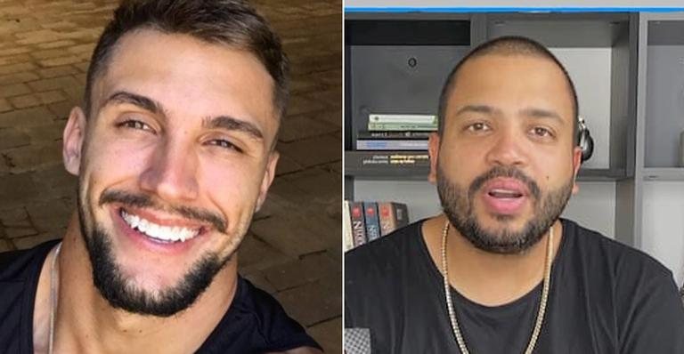 BBB21: Arthur conversa com Projota e questiona: ''Te conheço de algum lugar'' - Reprodução/Instagram