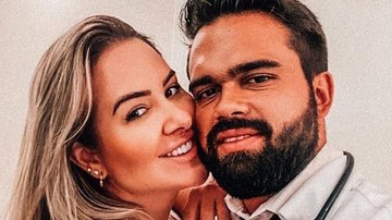 Patricia Leitte ao lado do namorado, o médico Lucas Teixeira - Foto/Instagram