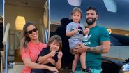 Andressa Suita e Gusttavo Lima viajam com os filhos - Reprodução/Instagram