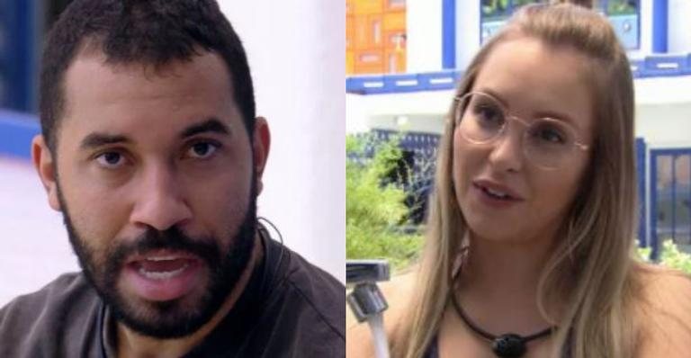 Carla Diaz e Gilberto falam sobre as relações da casa e as reações do queridômetro - Reprodução/Tv Globo