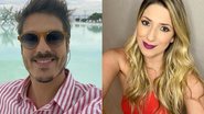 Fábio Porchat e Dani Calabresa se divertem durante gravação - Reprodução/Instagram