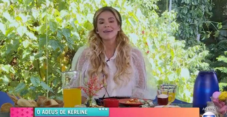 No Mais Você, Kerline reflete sobre o BBB21: ''Fiquei cega'' - Reprodução/TV Globo