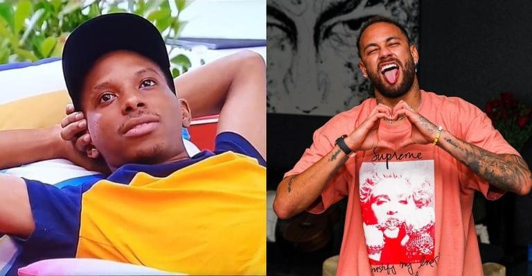 Neymar utiliza suas redes sociais para manifestar apoio a Lucas Penteado - Reprodução/Instagram/Rede Globo