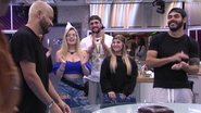 Projota comemorando o aniversário da filha no BBB21 - Foto/Reprodução BBB21