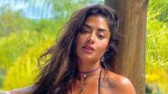 Aline Riscado posa com biquíni fininho em cachoeira - Reprodução/Instagram