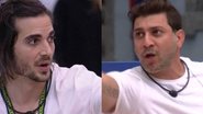 BBB21: Caio e Fiuk simulam briga e assustam Gilberto e Thaís - Reprodução/TV Globo