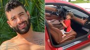 Gusttavo Lima mostra o filho em carrão avaliado em R$ 1,3 milhão - Reprodução/Instagram