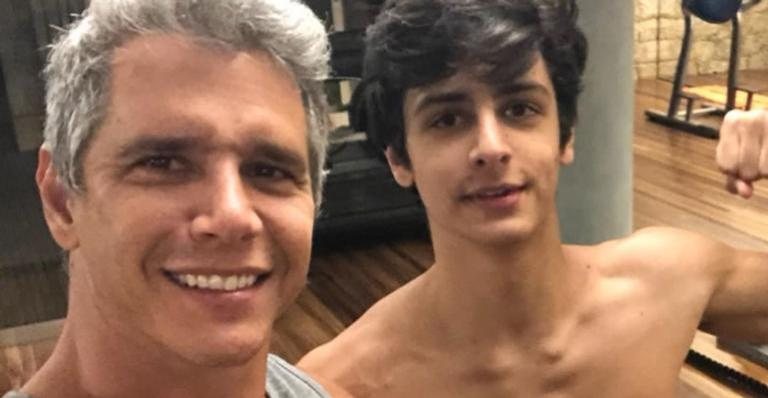 Marcio Garcia faz clique pós treino com o filho mais velho - Reprodução/Instagram