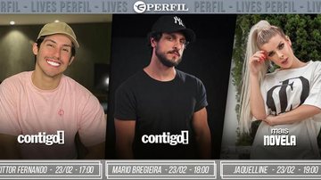 Destaques da semana - Agenda de lives da Editora Perfil - Instagram