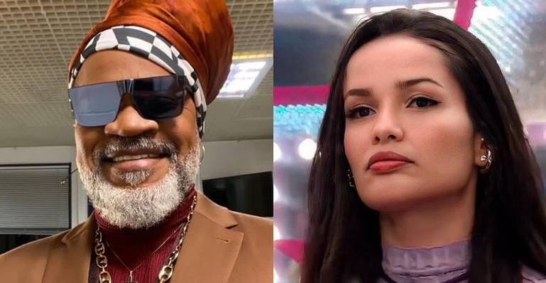 Carlinhos Brown mostra mensagem que recebeu de Juliette - Foto: Instagram/TV Globo