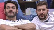 BBB21: Caio e Rodolffo quebram tampa de panela - Reprodução/TV Globo