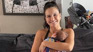 Kyra Gracie ensina o filho recém-nascido a lutar - Reprodução/Instagram