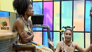 Lumena e Sarah falam sobre Carla Diaz no BBB21 - Reprodução/TV Globo