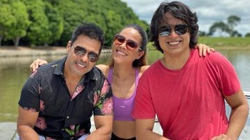 Zezé Di Camargo curte dia ao lado dos filhos, Wanessa Camargo e Igor - Reprodução/Instagram