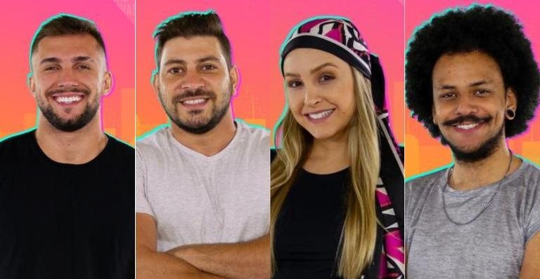 BBB21: Arthur, Caio, Carla e João estão no paredão falso - Reprodução/TV Globo