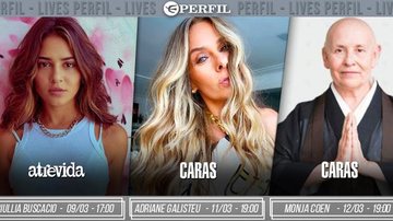 Destaques da semana - Agenda de lives da Editora Perfil - Instagram