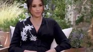 Meghan Markle usa joia da Princesa Diana em entrevista a Oprah - Reprodução/CBS