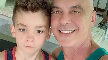 Marido de Ana Hickmann se declara para o filho: ''Te amo'' - Reprodução/Instagram