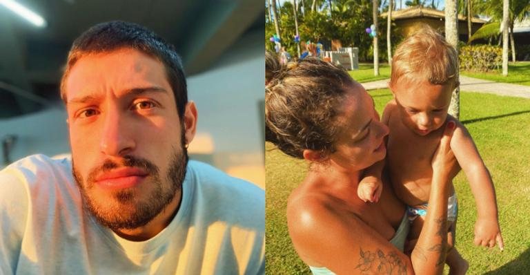 Vinicius Martinez se derrete por Carol Dantas e Valentin - Reprodução/Instagram