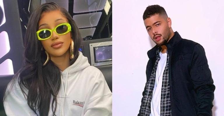 Cardi B e Pedro Sampaio trocam mensagens nas redes sociais - Reprodução/Instagram