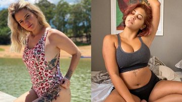 As influencers Dora Figueiredo e Marcela McGowan falam da importância de se auto aceitar ao publicar cliques naturais nas redes - Reprodução/Instagram