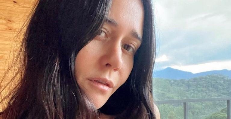 Alessandra Negrini exibe beleza natural em clique - Foto/Instagram