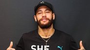 Neymar Jr. surge usando camiseta com seu rosto estampado - Reprodução/Instagram