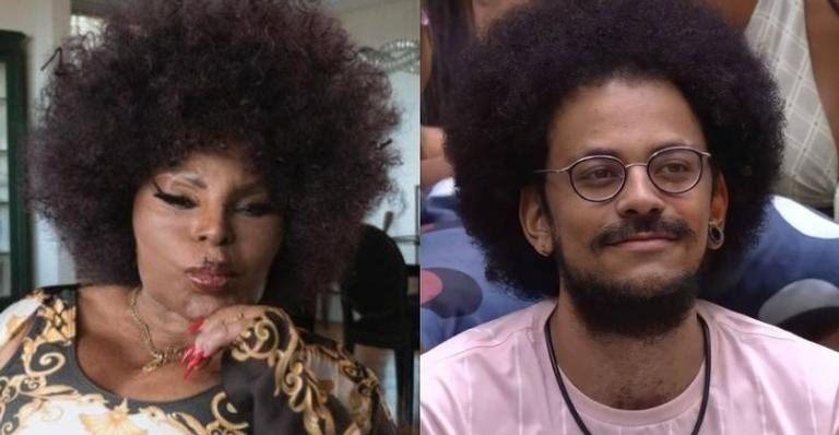 Elza Soares presta apoio a João Luiz, do BBB21 - Reprodução/Instagram