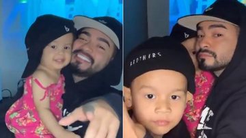 Yudi Tamashiro compartilha vídeo se divertindo com os primos e fala sobre o pai: ''Eu sinto aqui'' - Reprodução/Instagram