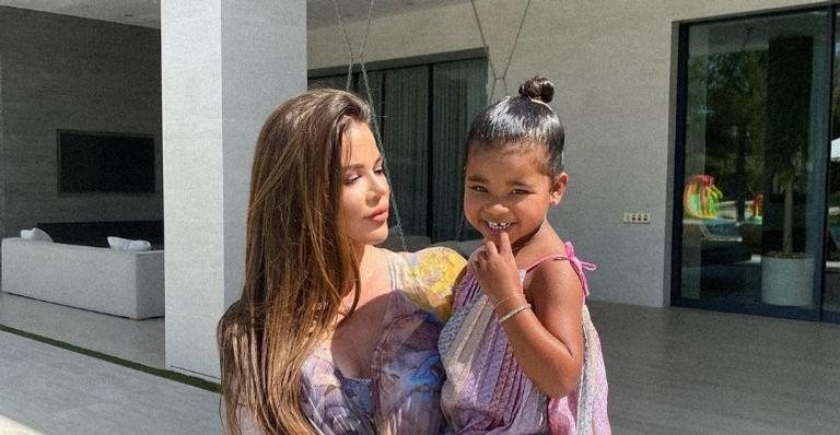 Khloe Kardashian emociona seguidores ao escrever linda homenagem no aniversário de sua filha, True - Reprodução/Instagram