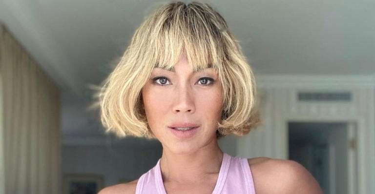 Danni Suzuki relata a realidade dos cuidados necessários para manter seu cabelo loiro sempre imepcável - Reprodução/Instagram