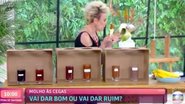 Ana Maria Braga passa mal com molho de pimenta no 'Mais Você' - Reprodução/TV Globo