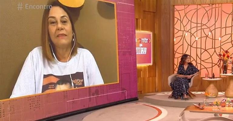 No 'Encontro', mãe de Arthur diz acreditar na vitória de Juliette no BBB21 - Reprodução/TV Globo