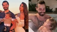 Romana Novais flagra Alok e Ravi brincando juntos na piscina - Reprodução/Instagram