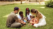 Bruno Gagliasso publica registros da esposa e dos filhos - Instagram/ Wendy Andrade