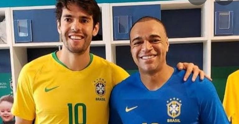 Denilson comemora aniversário de Kaká - Reprodução/Instagram