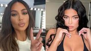 Kim Kardashian impressiona seguidores ao posar de biquíni ao lado de sua irmã caçula, Kylie Jenner - Reprodução/Instagram