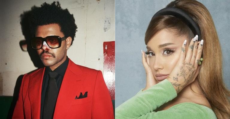 The Weeknd e Ariana Grande liberam remix de 'Save Your Tears' - Foto/Divulgação