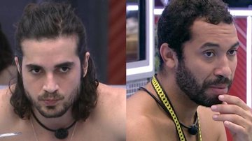 Gil e Fiuk chegaram a algumas conclusões ao falar sobre a reta final do BBB21 - Reprodução/TV Globo