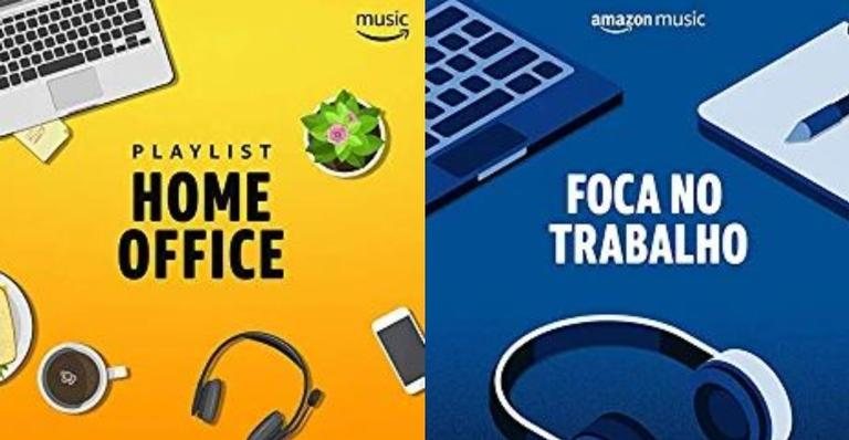 Confira playlists para escutar durante o home office - Reprodução/Amazon