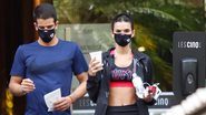 Enzo Celulari e Bruna Marquezine saindo de academia em São Paulo - Lucas Ramos / AgNews