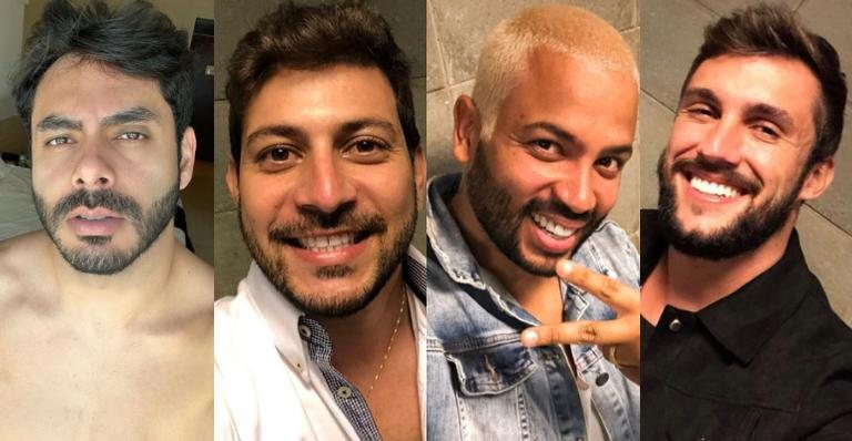 Prestes a final do BBB21, Rodolffo, Caio, Projota e Arthur se reencontram em hotel - Reprodução/Instagram