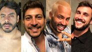 Prestes a final do BBB21, Rodolffo, Caio, Projota e Arthur se reencontram em hotel - Reprodução/Instagram