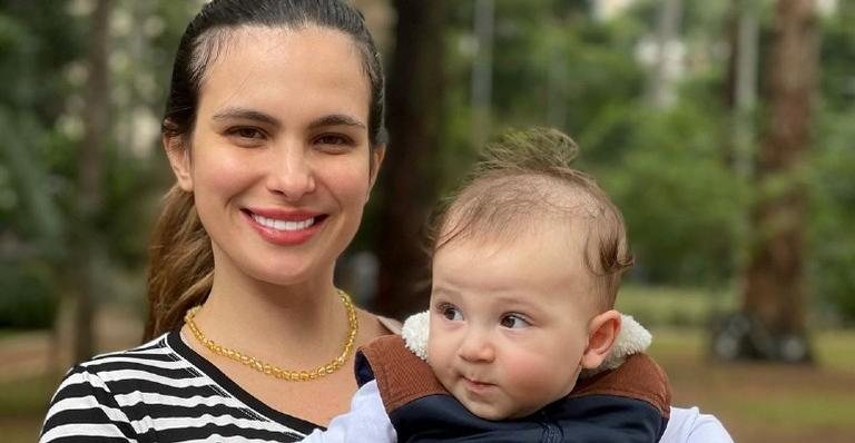 Kamilla Salgado e o filho surgem brincando juntos em foto - Reprodução/Instagram