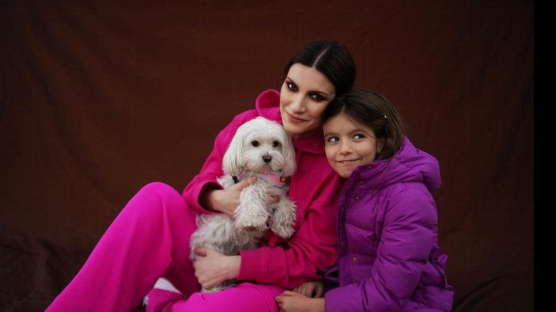 Laura Pausini com a filha, Paola - Divulgação